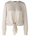 OUI Seidenbluse mit Knopf