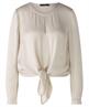 OUI Seidenbluse mit Knopf