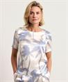 OUI seidige Bluse Palmen
