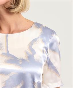OUI seidige Bluse Palmen