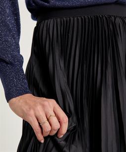 OUI Seidiger asymmetrischer Faltenrock