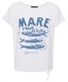 OUI Shirt Fisch Strasssteine