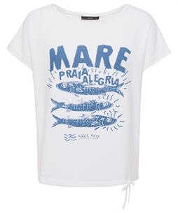 OUI Shirt Fisch Strasssteine