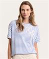 OUI Shirt gestreift Palme