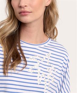 OUI Shirt gestreift Palme