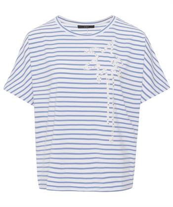 OUI Shirt gestreift Palme