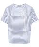 OUI Shirt gestreift Palme