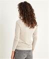OUI Shirt mit Schulterfalte Lurex