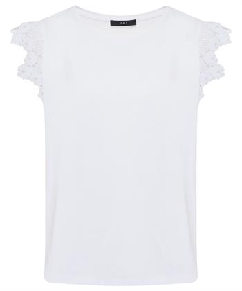 OUI Shirt Spitze Kappe Ärmel