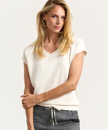 OUI Soft-Feel-Shirt V-Ausschnitt