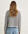 OUI Strickjacke gestreift gerippt