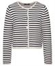 OUI Strickjacke gestreift gerippt
