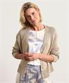OUI Strickjacke glänzend