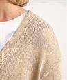 OUI Strickjacke glänzend