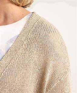 OUI Strickjacke glänzend