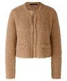OUI Strickjacke kurz aus Wollmischung Boucle