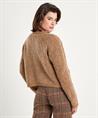 OUI Strickjacke kurz aus Wollmischung Boucle
