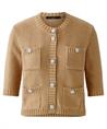 OUI Strickjacke Strassknöpfen