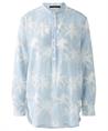 OUI voile Baumwollbluse Palme