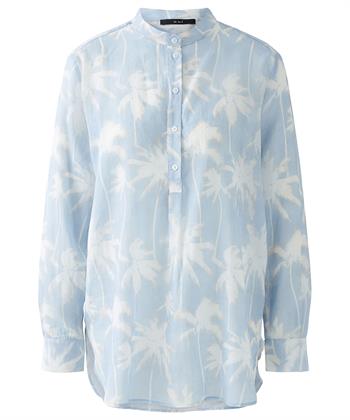 OUI voile Baumwollbluse Palme