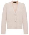 OUI Wollmischung Strickjacke Taschen