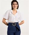 PENN&INK glänzende Bluse