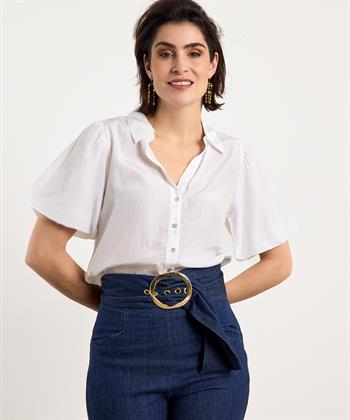 PENN&INK glänzende Bluse