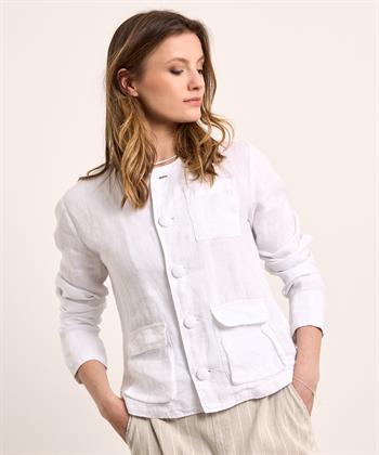 PENN&INK Leinen Safari Jacke