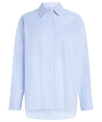 PENN&INK N.Y Bluse Streifen Knöpfe am Rücken