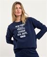 PENN&INK N.Y Pullover Textdruck