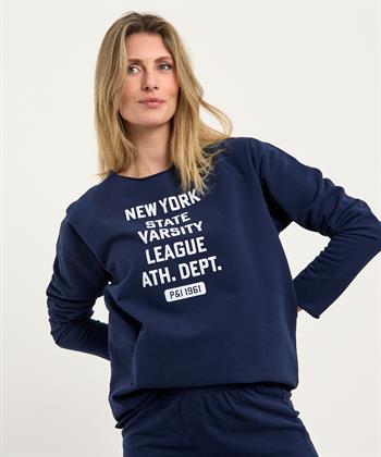PENN&INK N.Y Pullover Textdruck