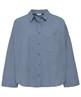 PENN&INK N.Y übergroße Popeline-Bluse