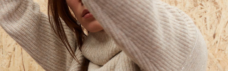 Pullover mit Rollkragen