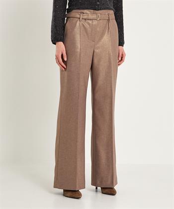Raffaello Rossi Hose mit weitem Bein Metallic Anais