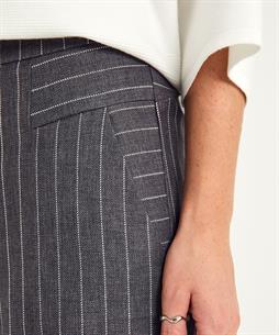 Raffaello Rossi Hose mit weitem Bein Nadelstreifen Xenia
