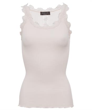 Rosemunde Singlet aus gerippter Spitze und Seide