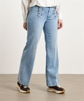 Rosner Bootcut-Jeans Matrosenknöpfe Audrey 1