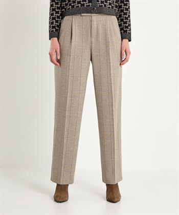 Rosner Flanellhose weites Bein Karo Mara