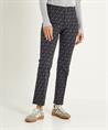 Rosner Hose mit Print und Teilnaht Alisa