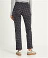Rosner Hose mit Print und Teilnaht Alisa