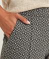 Rosner Hose mit weitem Bein Retro Print May