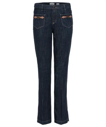 Rosner Jeans Logo Schnalle Antonia