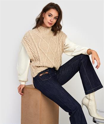 Rosner Jeans Logo Schnalle Antonia