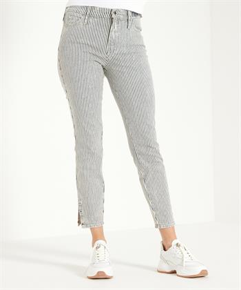 Rosner Jeans Streifenprint und Nieten Audrey 2