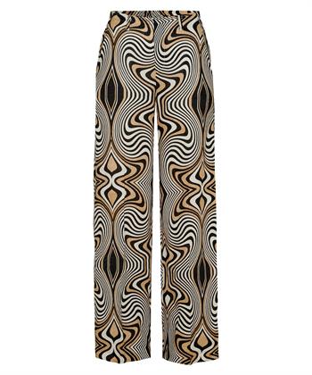 Rosner Leinen-Palazzo-Hose Print Mara
