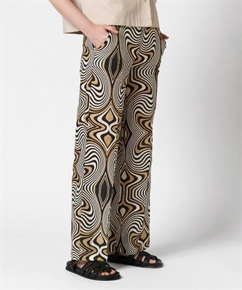 Rosner Leinen-Palazzo-Hose Print Mara