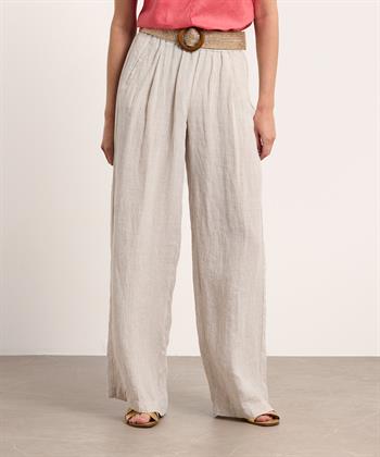 Rosner Leinenhose weitem Bein Streifen Mara
