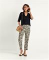 Rosner Leinenmischung Hose Panther Print May Zigarette