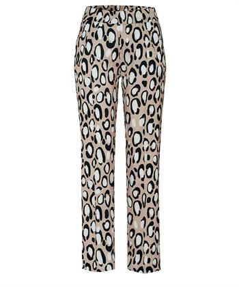 Rosner Leinenmischung Hose Panther Print May Zigarette
