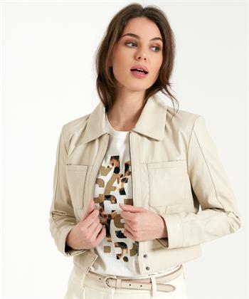 Studio AR kurze Lederjacke Miray